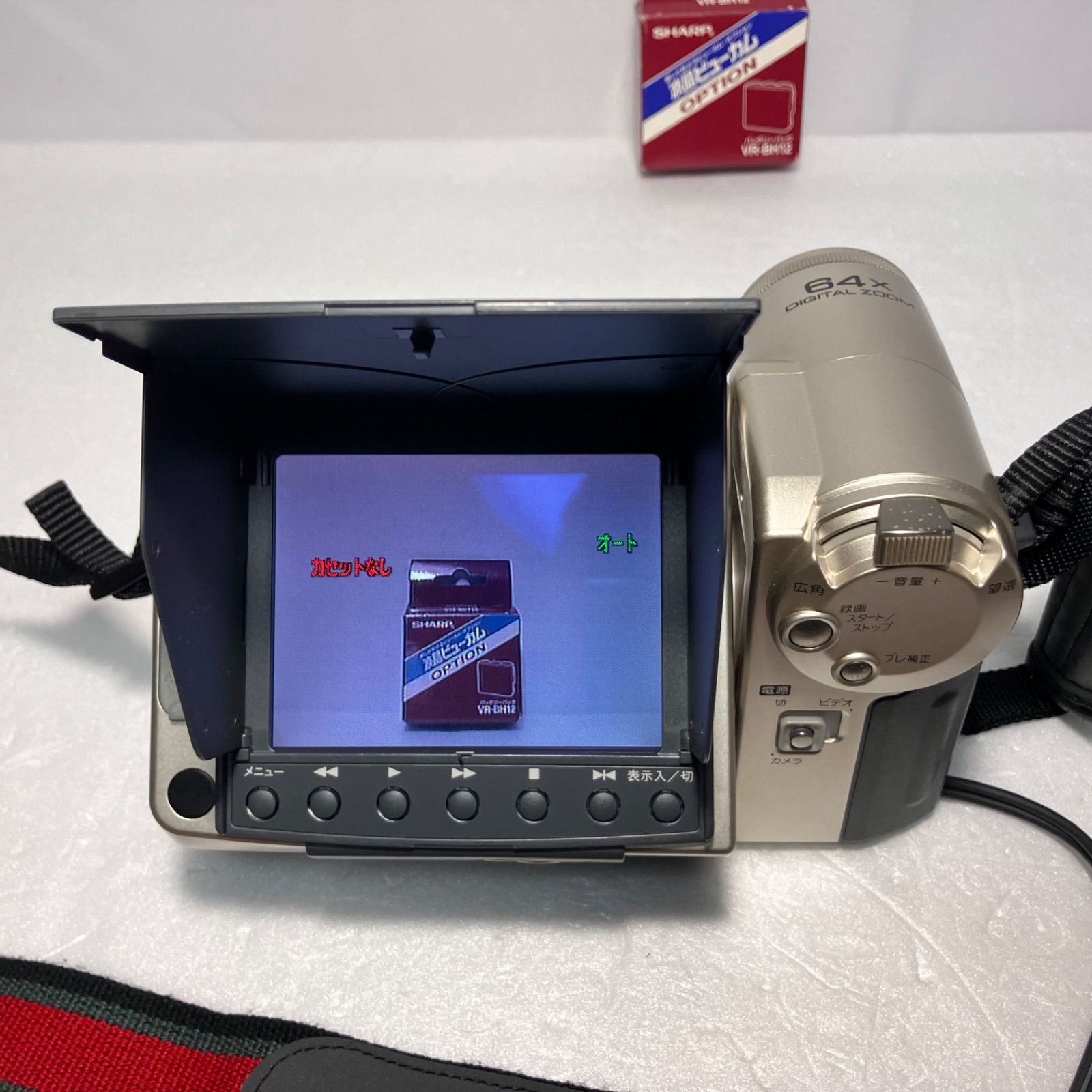 稼動品】 SHARP VL-EL480 ビデオカメラ 本体 - メルカリ