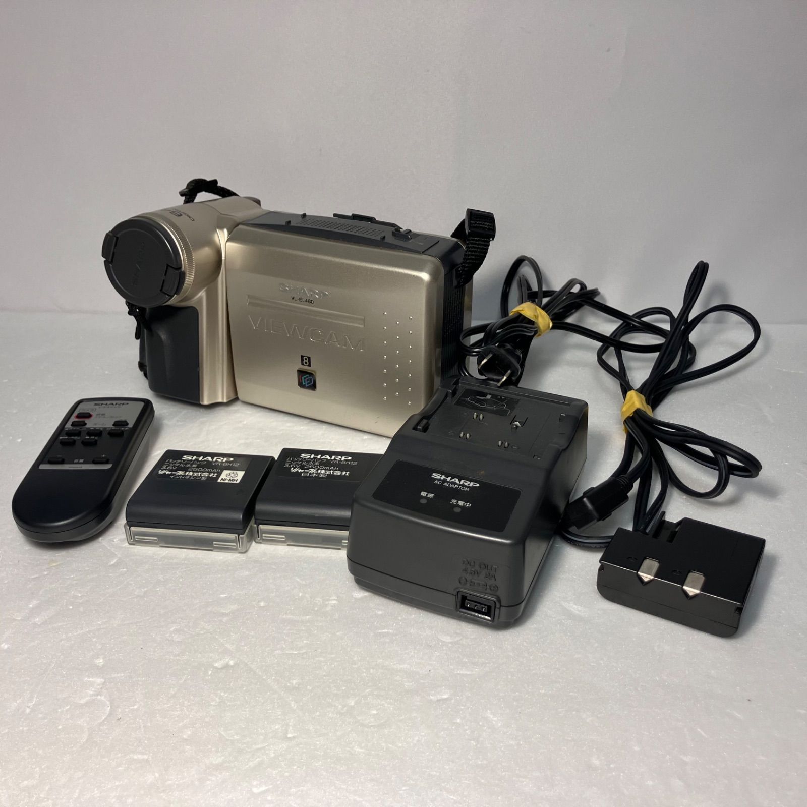 SHARP VL-EL480 ビデオカメラ 本体 稼動品】 SHARP VL-EL480 ビデオカメラ 本体 - メルカリ