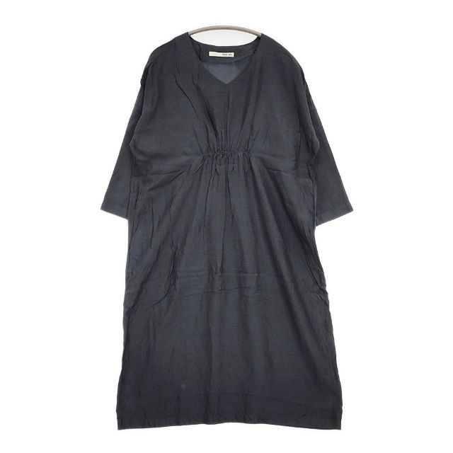 evam eva シルクキュプラギャザーワンピース 定価37400円 E171T065