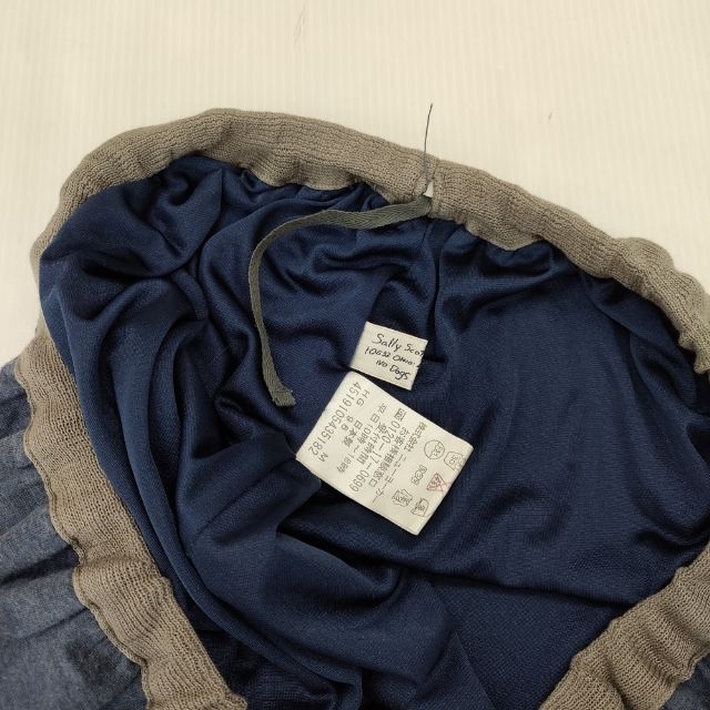 Sally Scott リヨセル スカート ネイビー レディース サリースコット