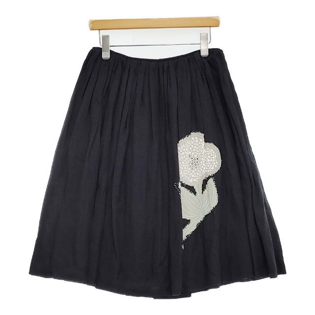 mina perhonen os5648 forest girl 刺繍 最高 スカート 濃紺 ネイビー