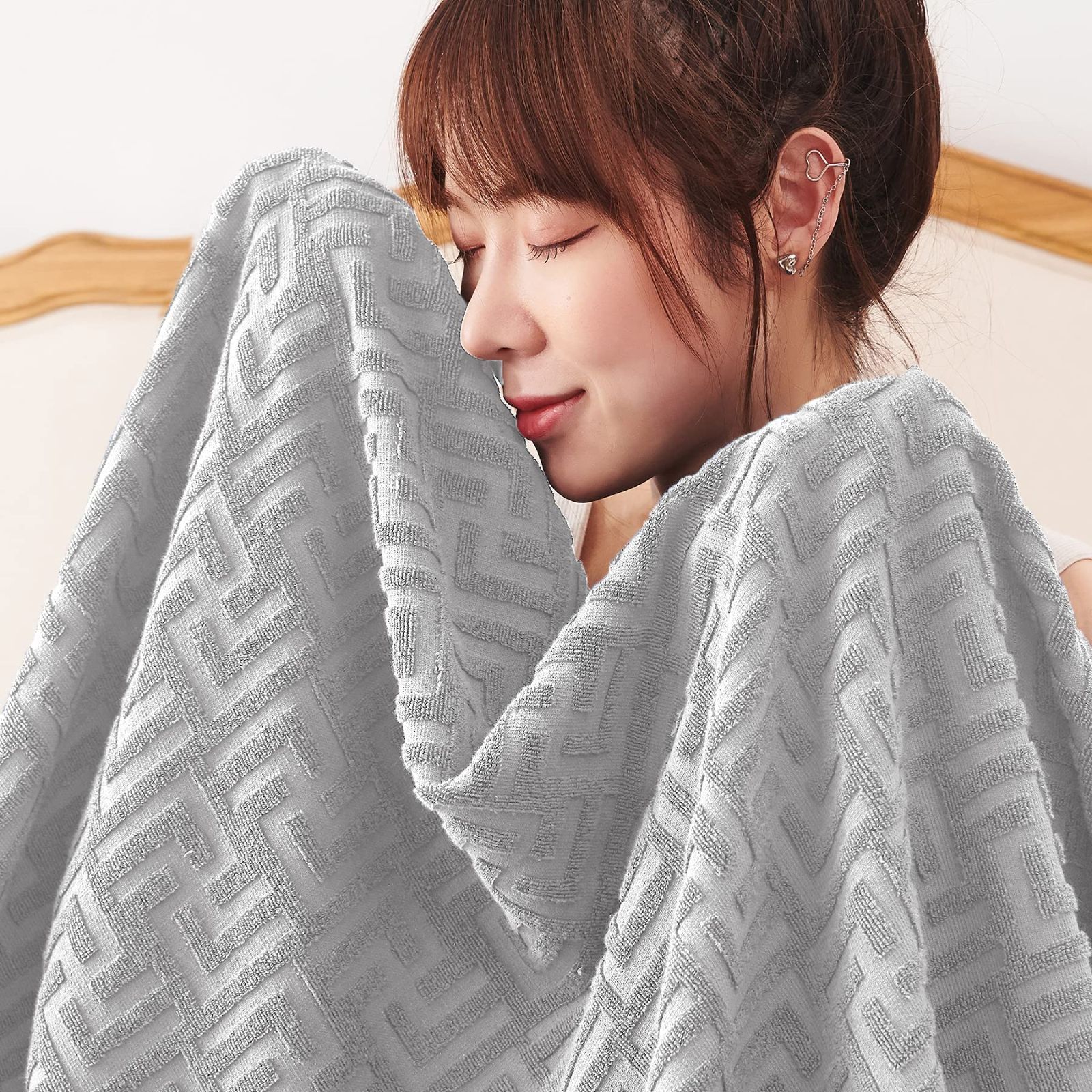 【数量限定】ブランケット 綿100% コットン おしゃれ シングル エアーケット キルトケット 速乾 抗菌 肌掛け タオルケット 軽量 柔らかく肌触り 毛玉が出ない 毛布 オールシーズン AYO 夏用 ソ