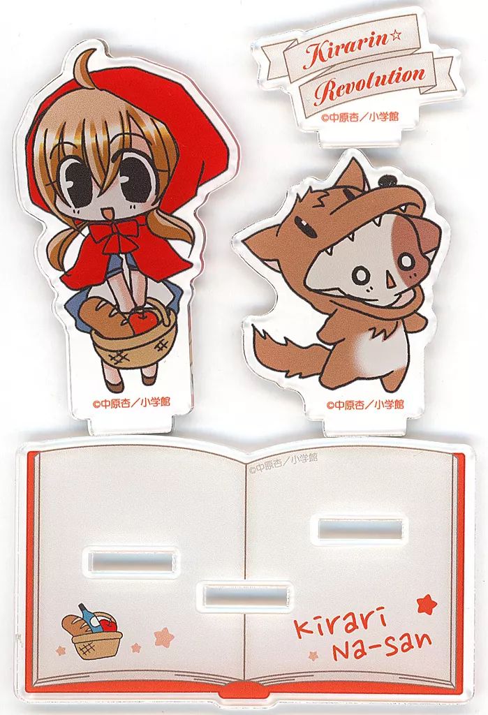 中古】アクリルスタンド・アクリルパネル 月島きらり＆なーさん(レッド