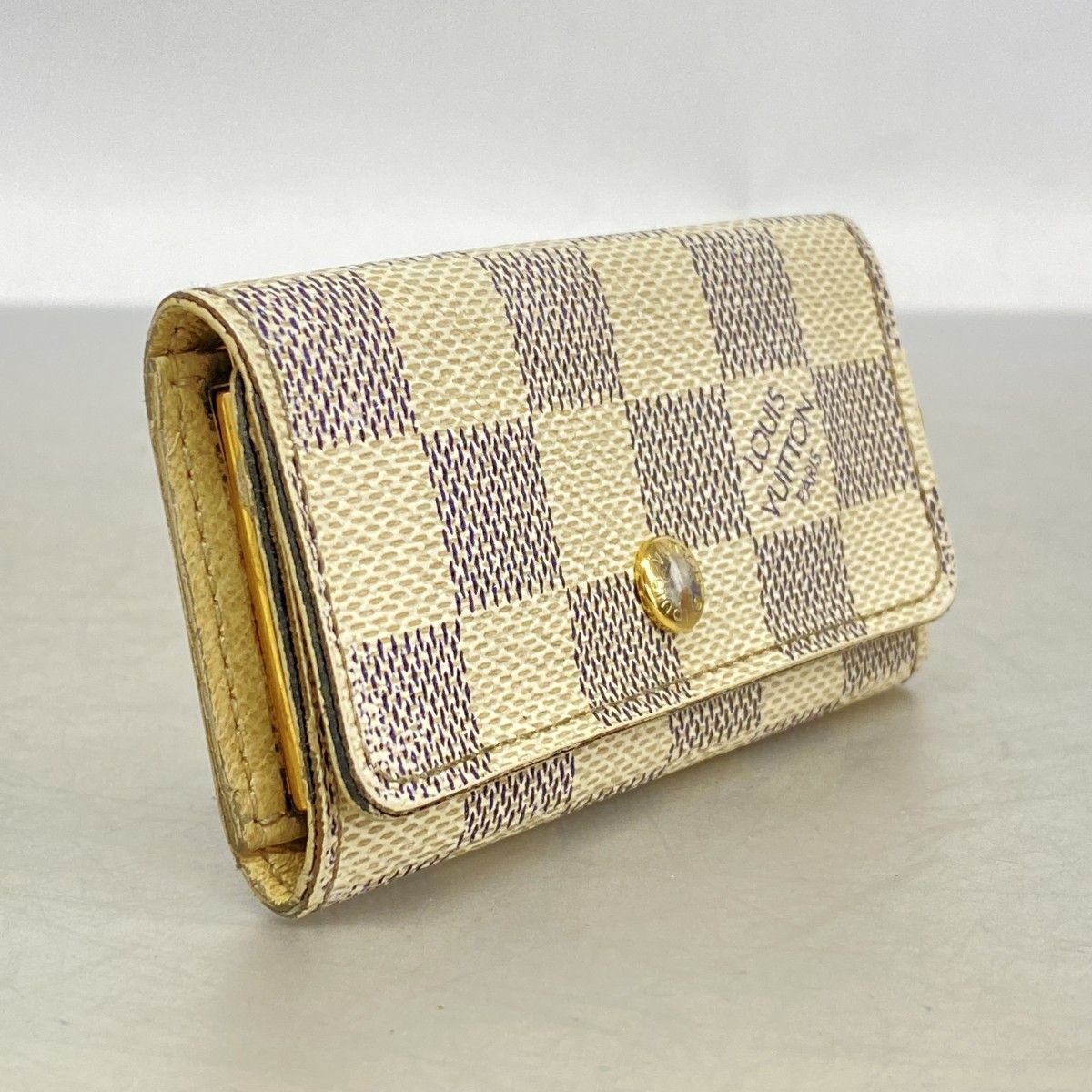 5od4019】ルイヴィトン キーケース ダミエ・アズール ミュルティクレ4