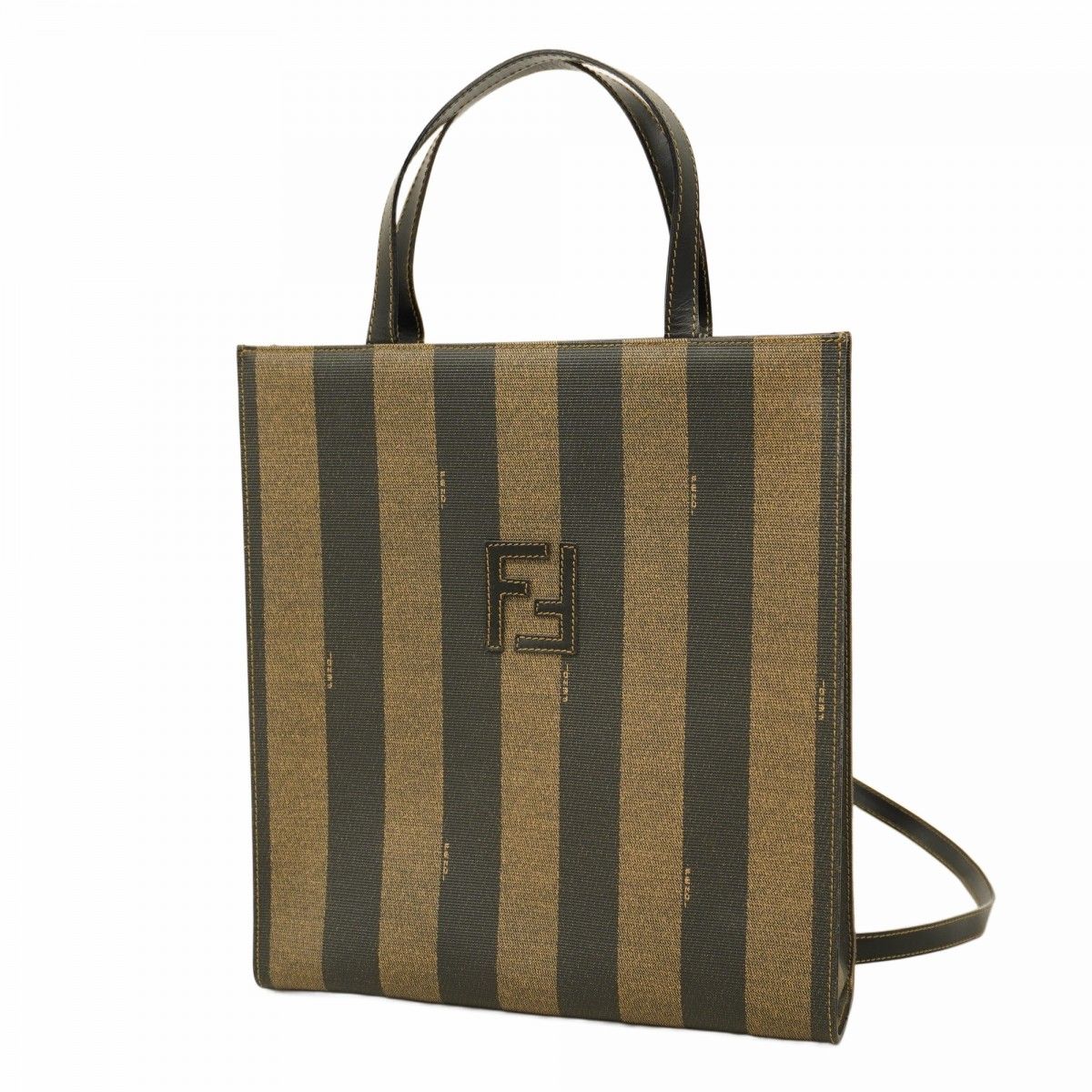 5od4076】フェンディ リュック・デイパック ペカン PVC ブラック