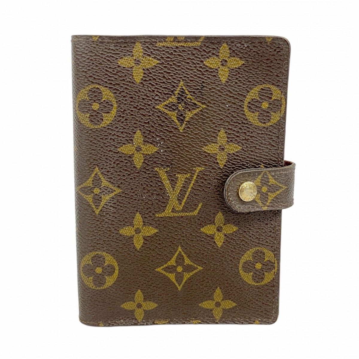 5 od 4092 ルイヴィトン 手帳カバー モノグラム アジェンダPM R 20005 ブラウン メンズ レディース ユニセックス