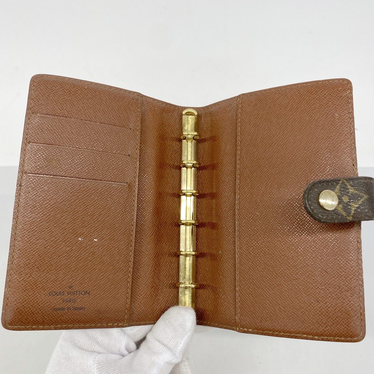 手帳カバー モノグラム