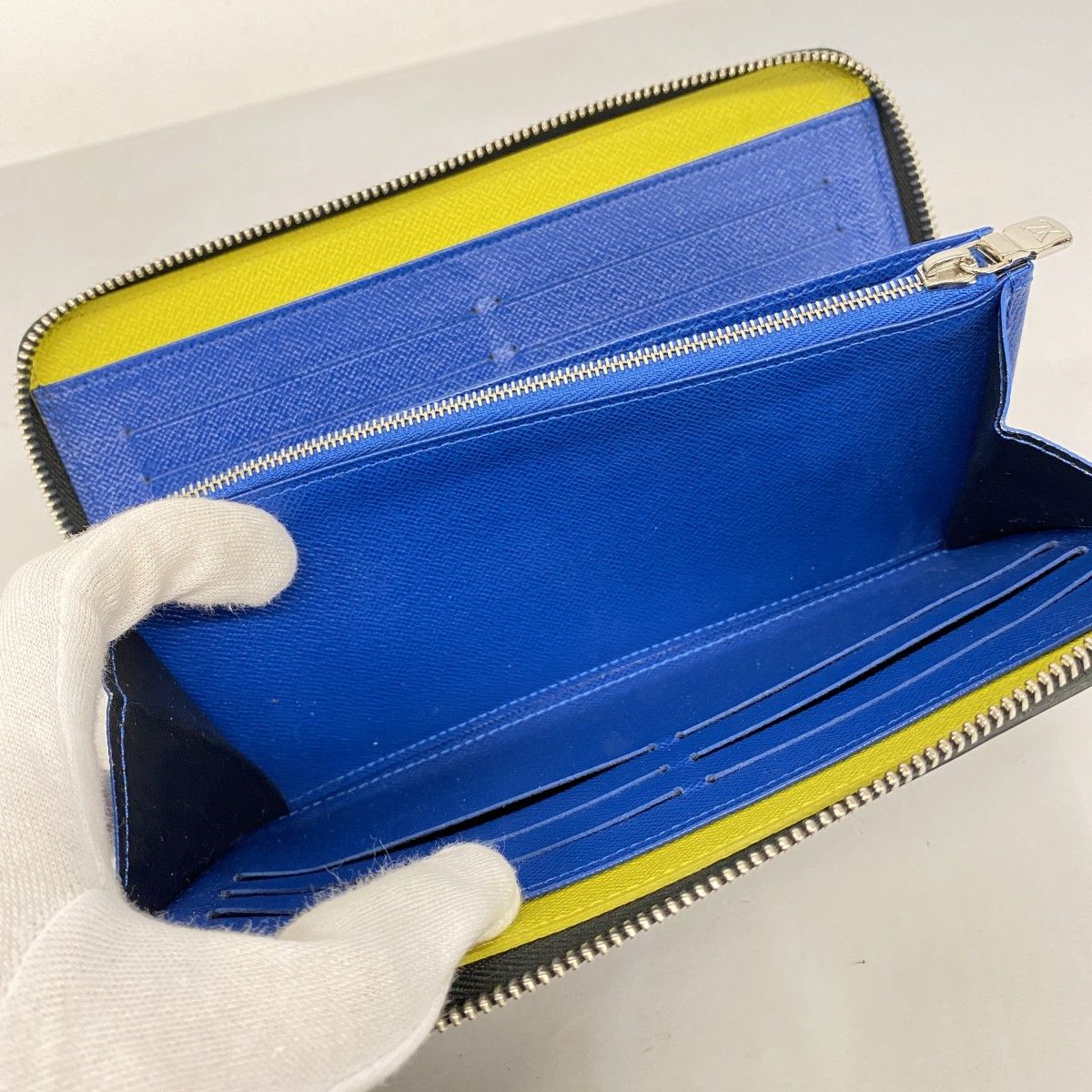 5od4195】ルイヴィトン 長財布 エピ ダミエ・グラフィット ジッピー