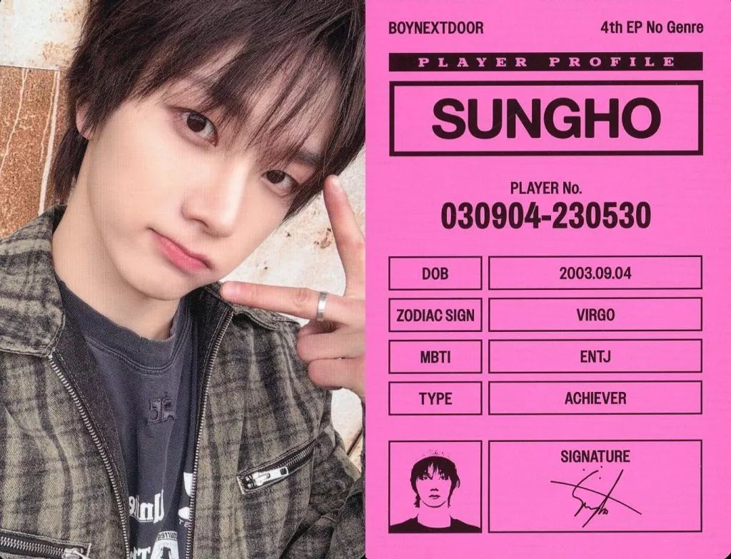 中古】コレクションカード(男性) BOYNEXTDOOR/ソンホ(SUNGHO)/CD「No