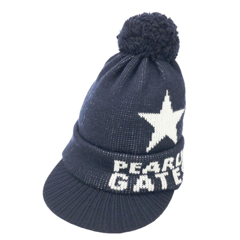 パーリーゲイツ　キャップ等 PEARLY GATES パーリーゲイツ ニットキャップ ネイビー系 FR