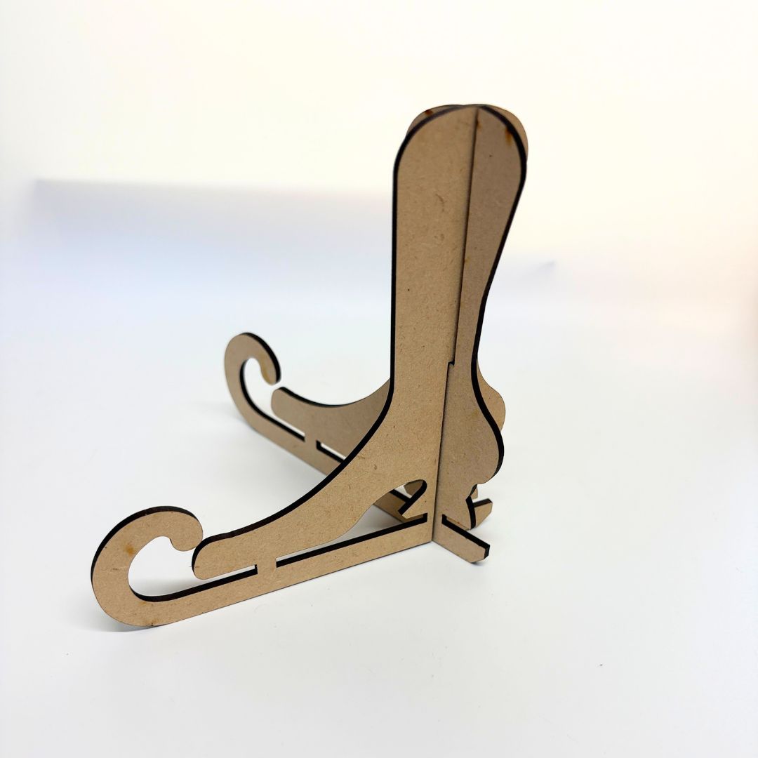 手作り作品】立体キリン親子の木製アートパネル｜温かい癒しインテリア