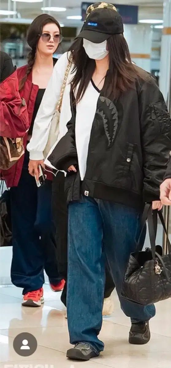 NewJeans ヘリン 着用) A BATHING APE シャーク MA-1 アウター MA-1