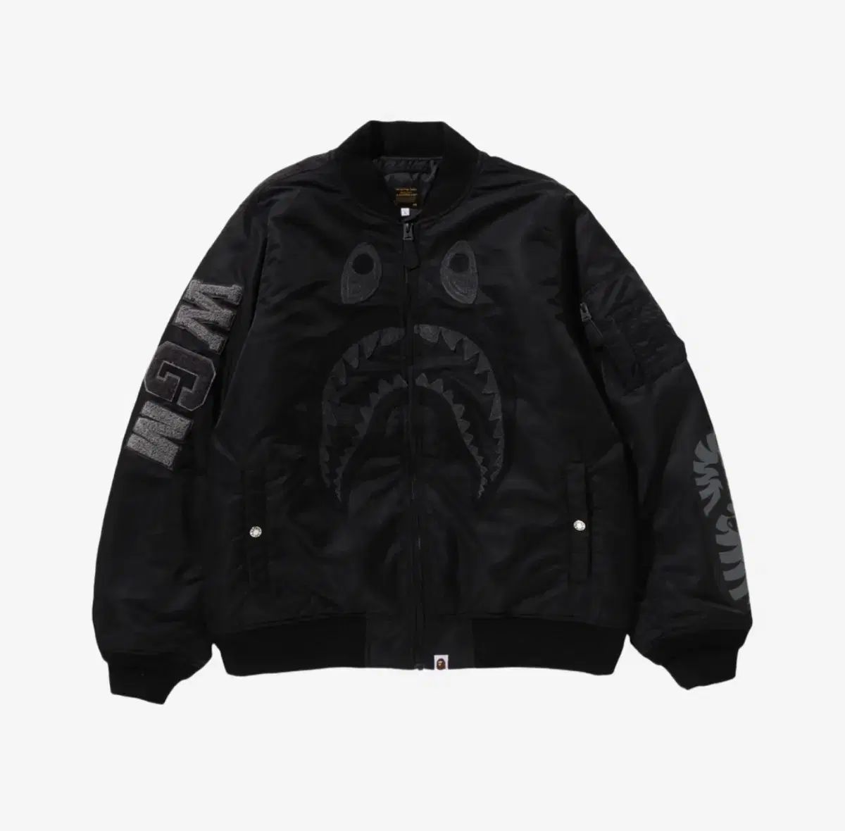 NewJeans ヘリン 着用) A BATHING APE シャーク MA-1 アウター MA-1