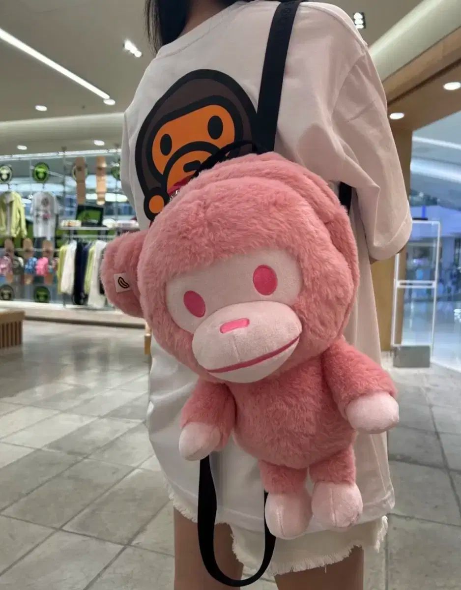 A BATHING APE ベイビー マイロ マイル フリース ドール バックパック