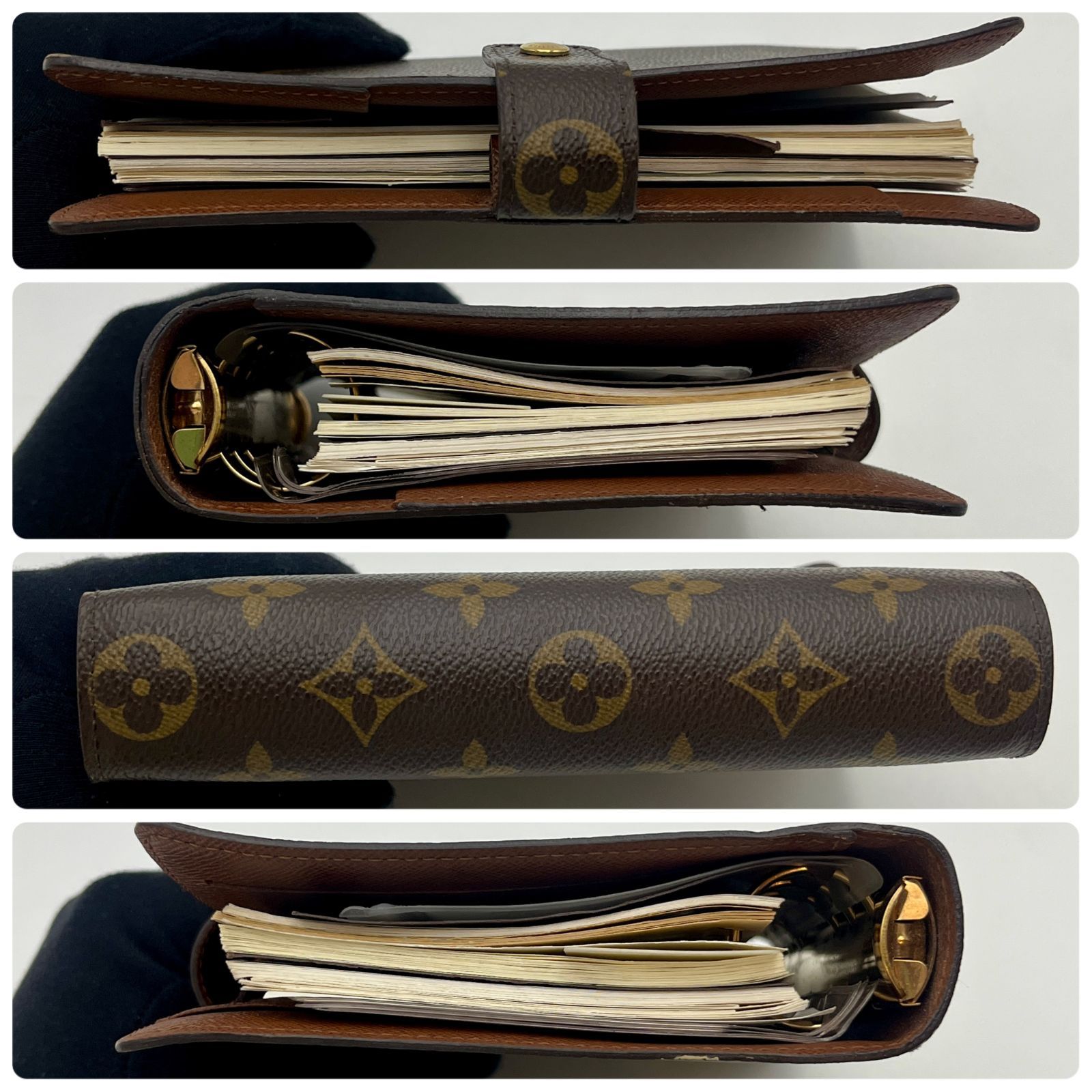  LOUIS VUITTON R 20105 モノグラム アジェンダMM 手帳カバー SP 0015 B 151 カードケース 小物