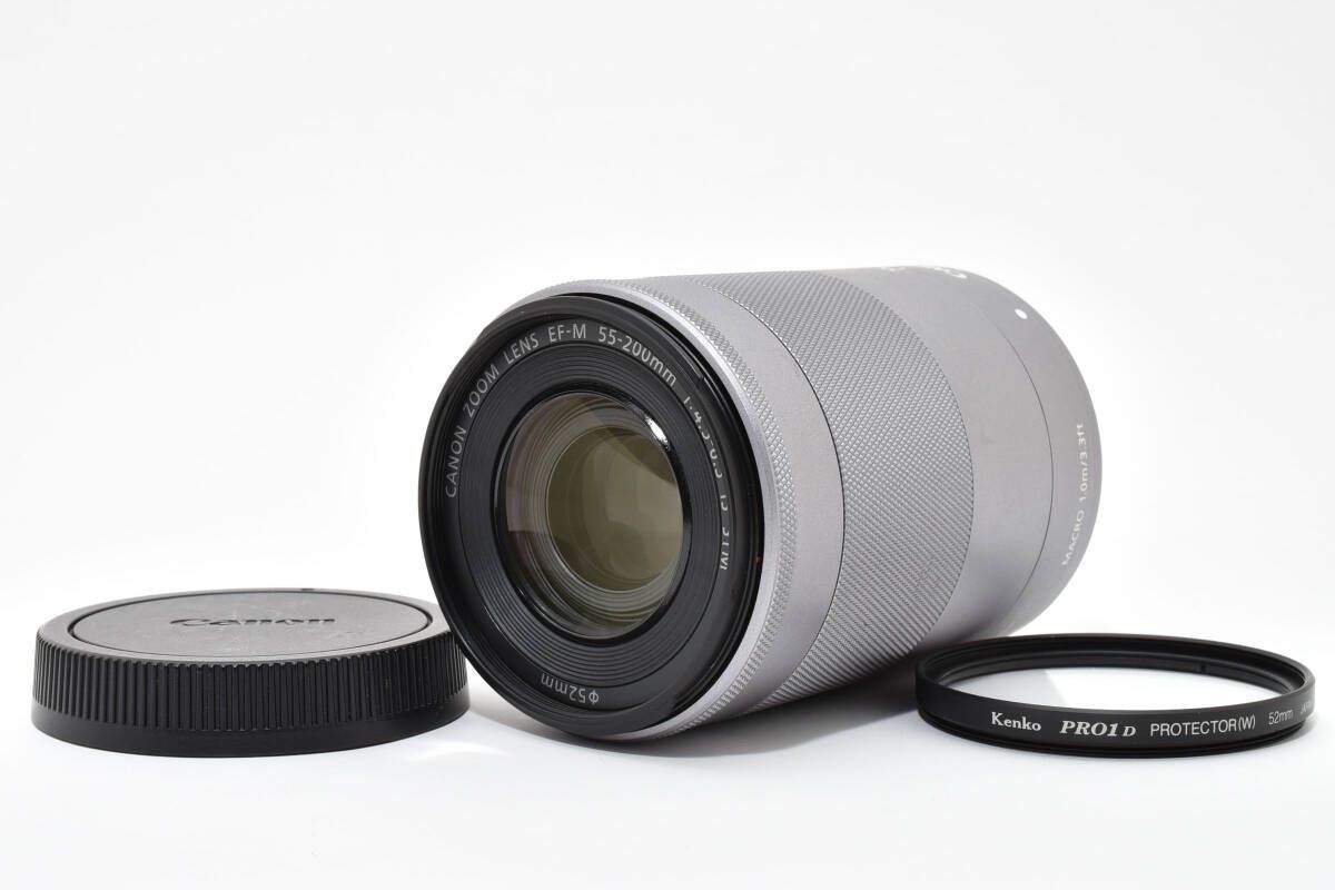 ☆良品☆キヤノン Canon EF-M 55-200mm F4.5-6.3 IS STM ☆ T9＃4854 