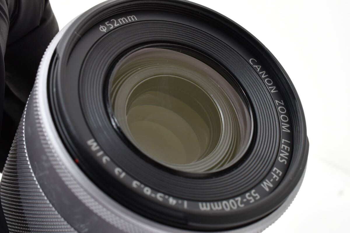 ☆良品☆キヤノン Canon EF-M 55-200mm F4.5-6.3 IS STM ☆ T9＃4854 