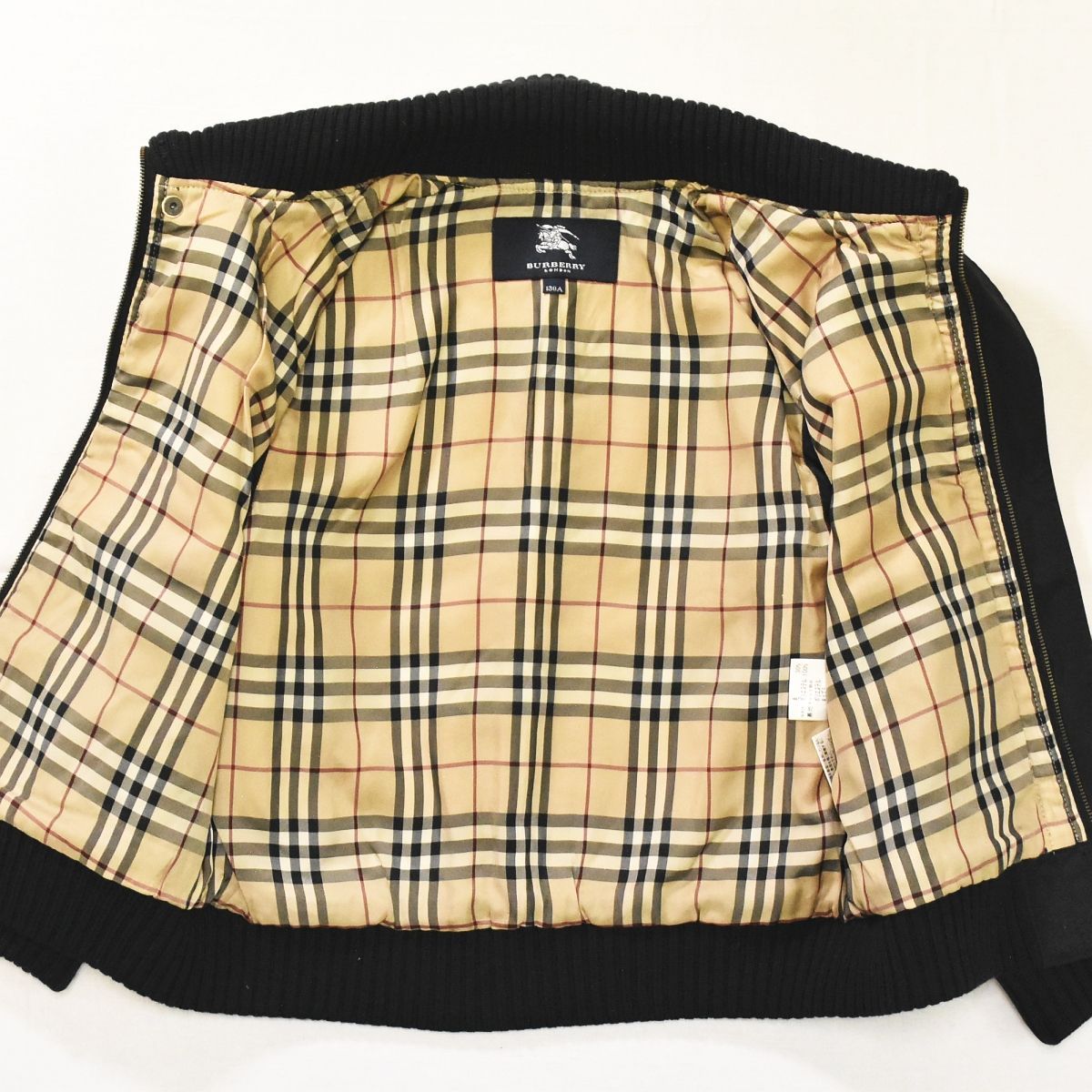 バーバリー ロンドン BURBERRY LONDON 裏ノバチェック ジップアップ