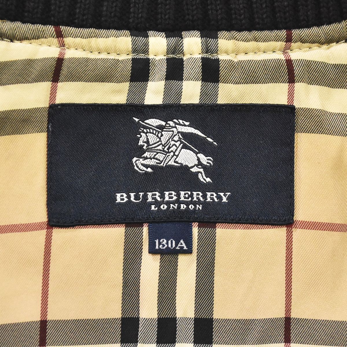 バーバリー ロンドン BURBERRY LONDON 裏ノバチェック ジップアップ