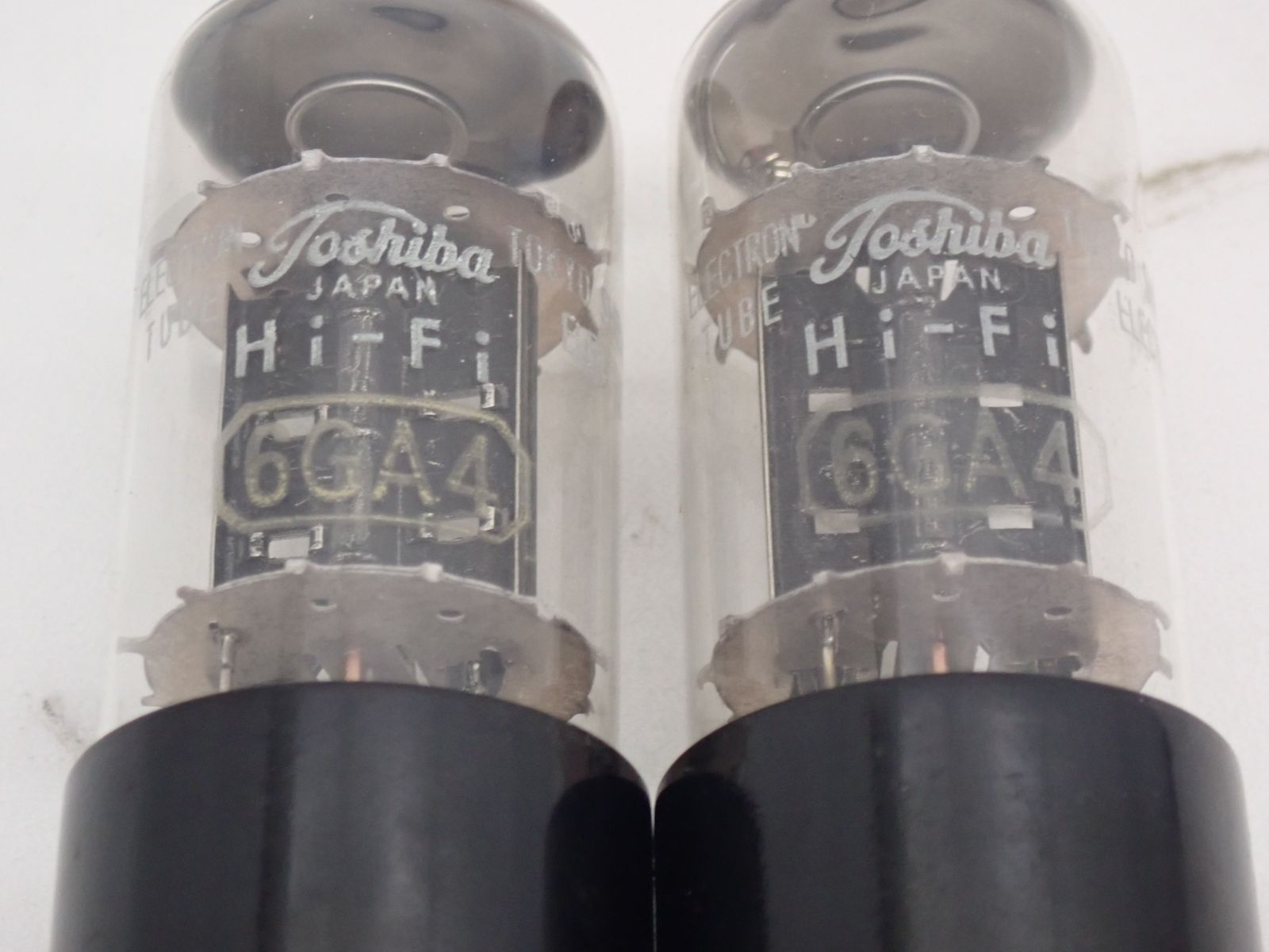 ∽ 東芝 TOSHIBA 真空管 電力増幅用 傍熱形3極管 6GA4 Hi-Fi用 ペア