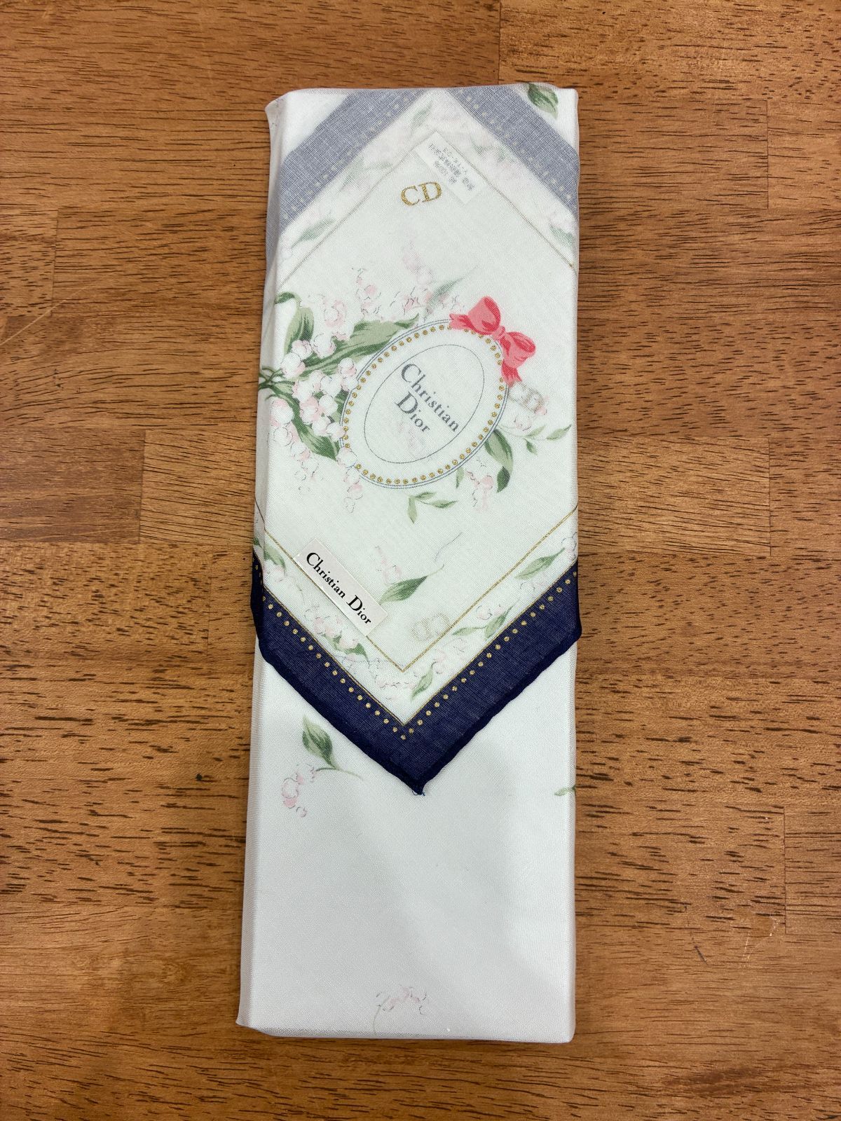 クリスチャンディオール ハンカチ 約45cm×45cm クリスチャンディオール ハンカチセット3枚 B25112451 - メルカリ