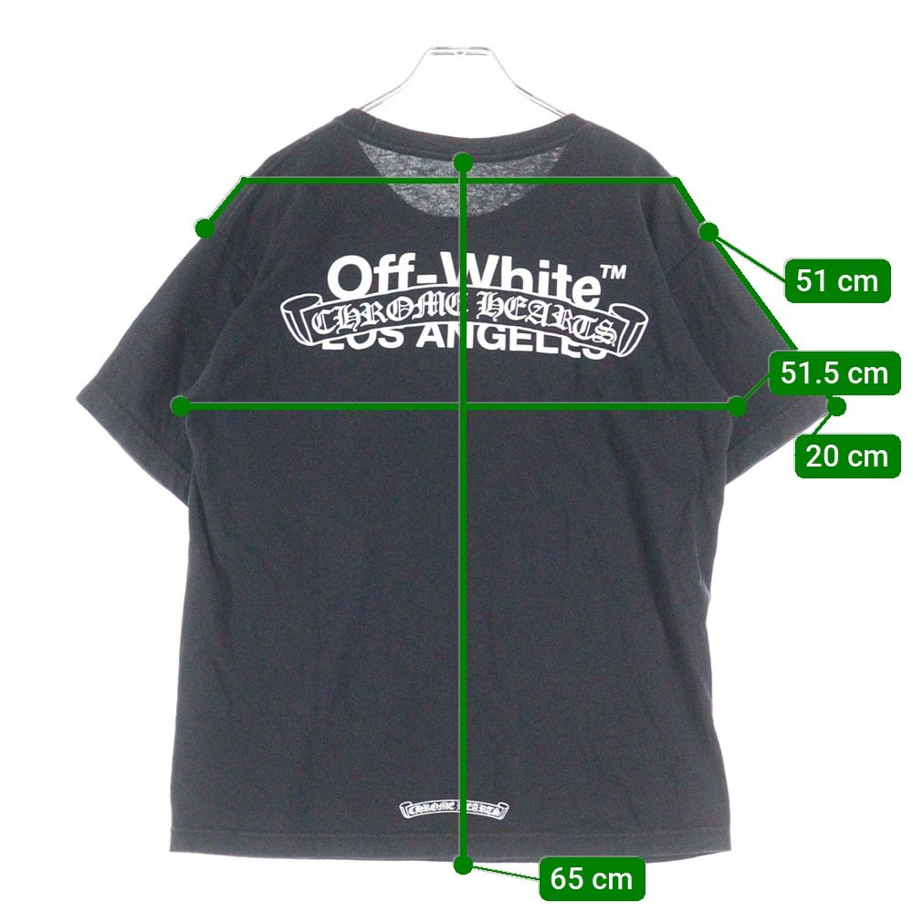 CHROME HEARTS (クロムハーツ) ×OFF-WHITE TOKYO T-SHIRT オフホワイト