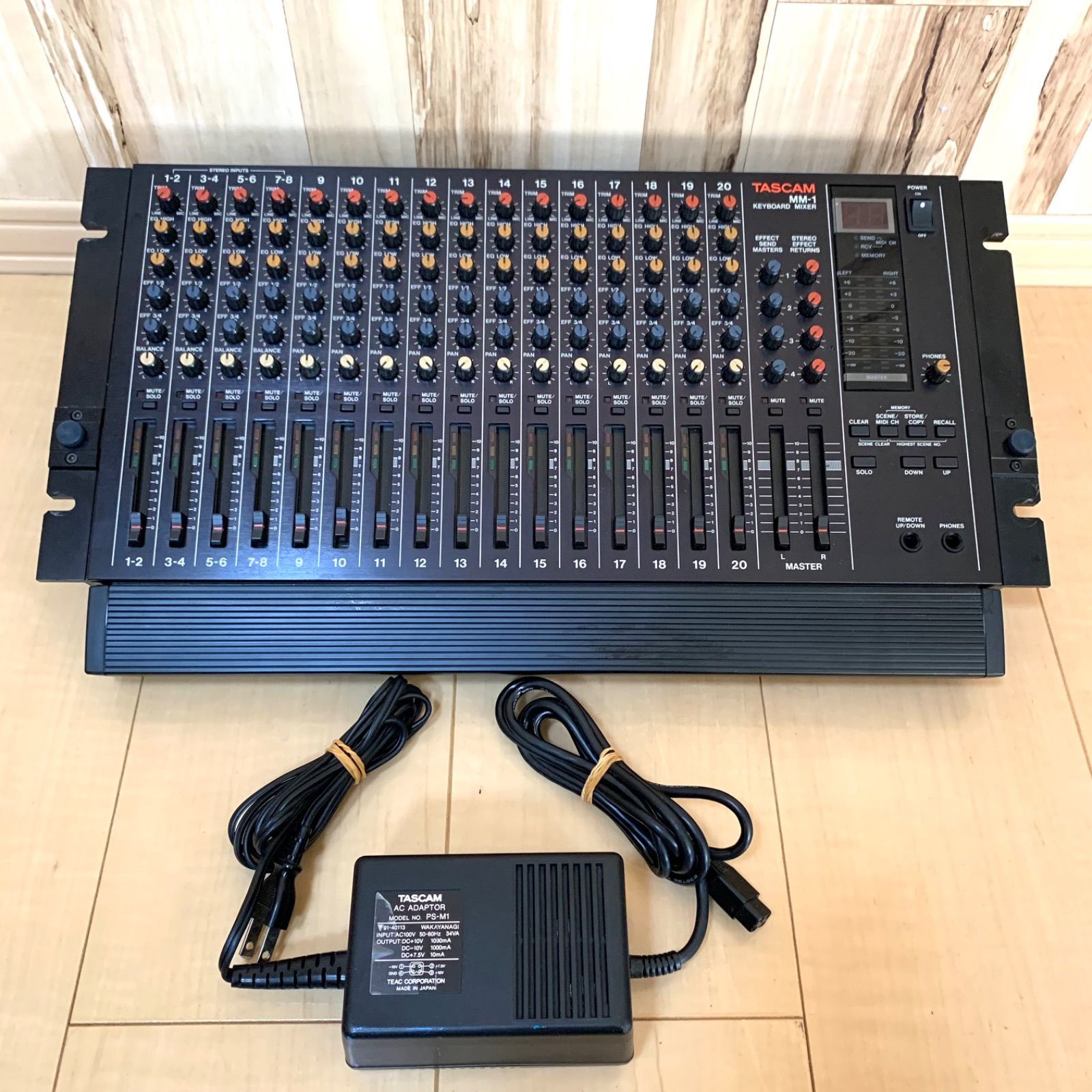 比較的美品、動作品】TASCAM MM-1 キーボードミキサー アナログ