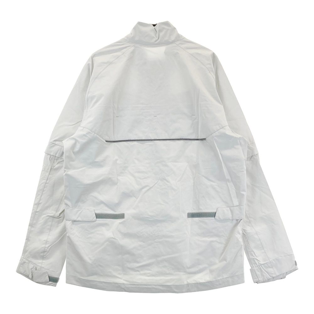 ミズノ ゴルフ レインウェアセット ホワイトジャケット ネイビーパンツ