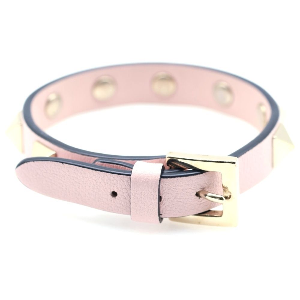 VALENTINO ロックスタッズ　ブレスレット　ピンク Valentino Garavani ロックスタッズ ブレスレット 通販 - FARFETCH