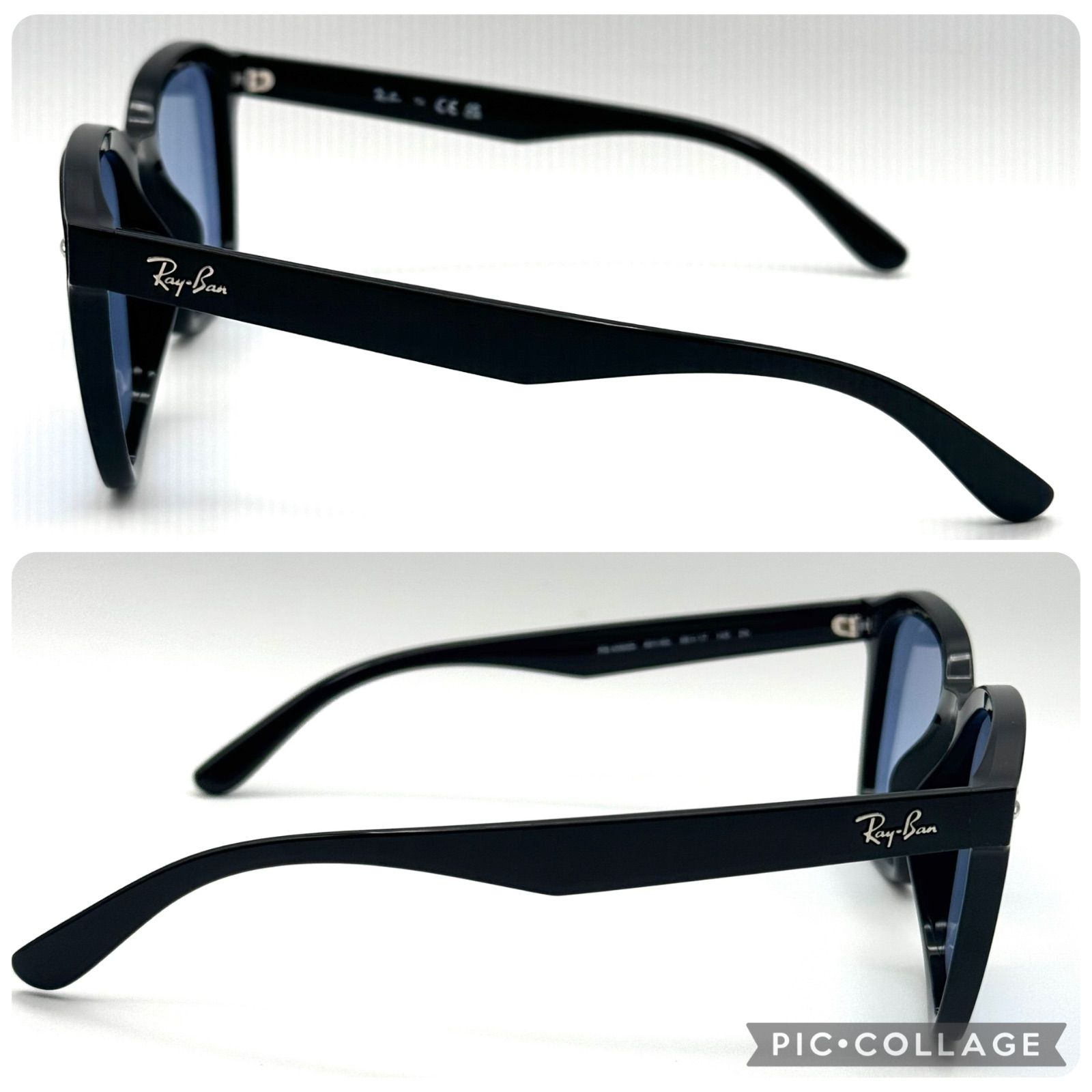 【新品】レイバン RB4392D 601-80 66サイズ ブルー 楽天市場】レイバン サングラス RB4392D 601/80 66 大きめレンズ