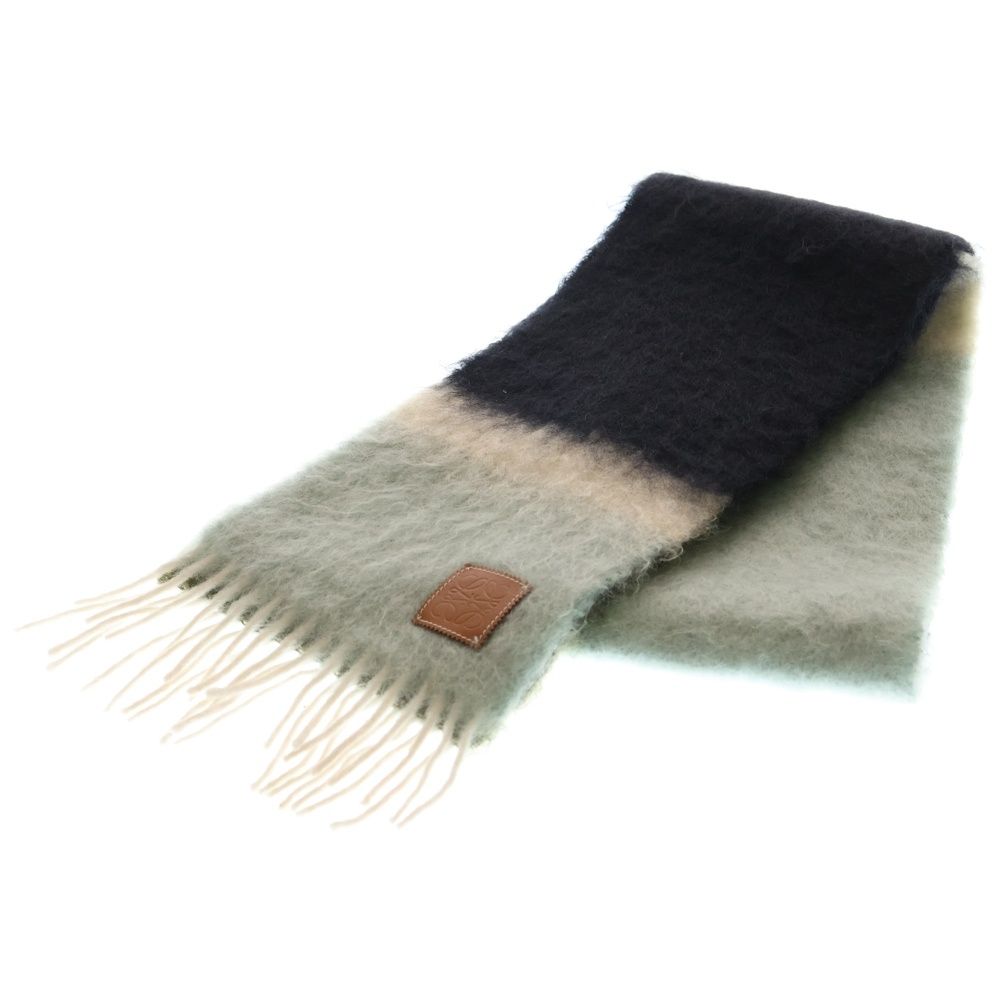 LOEWE (ロエベ) モヘア ウールマフラー マルチカラー - メルカリ