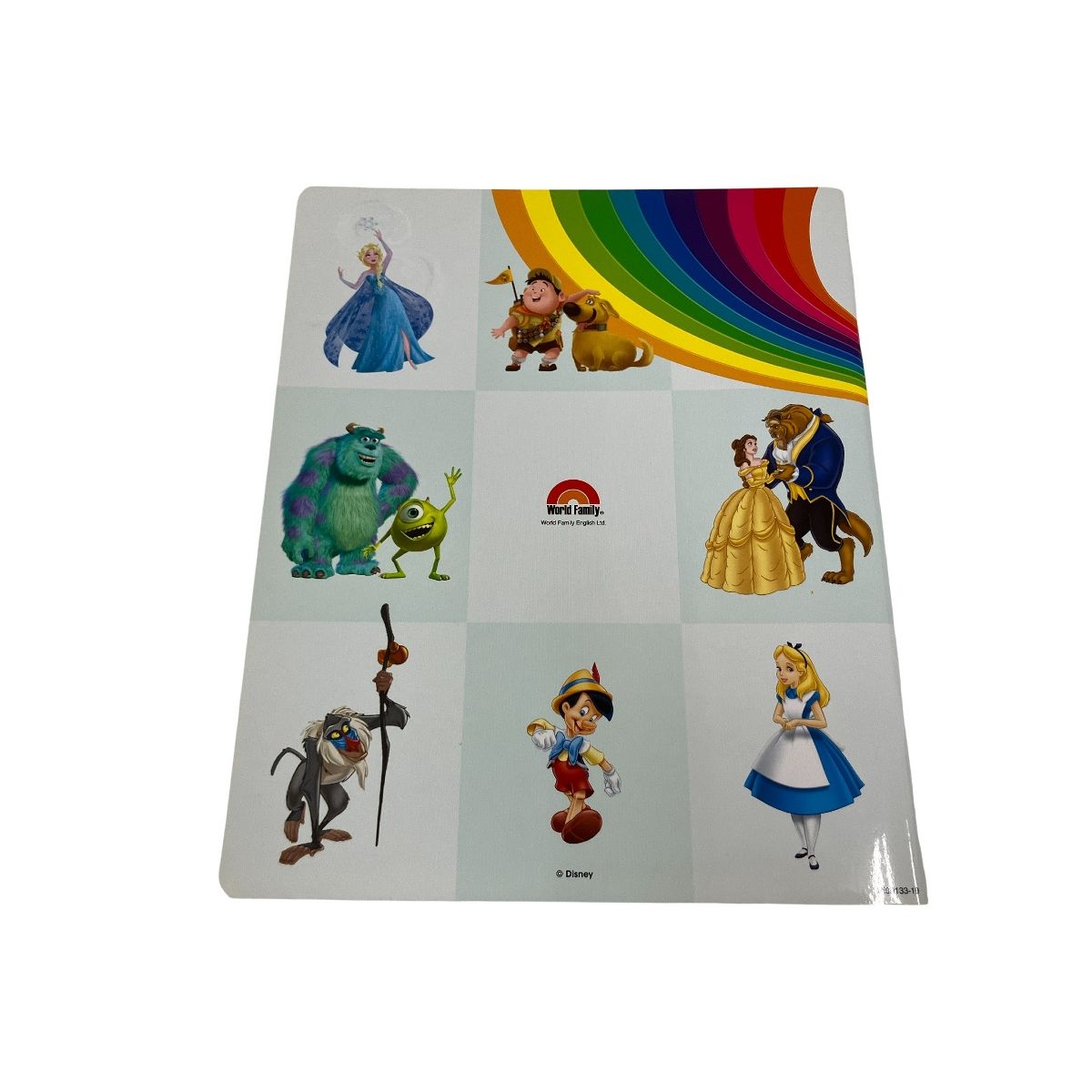 DWE 2020年頃 ディズニー ワールドファミリー My Big Book of Words