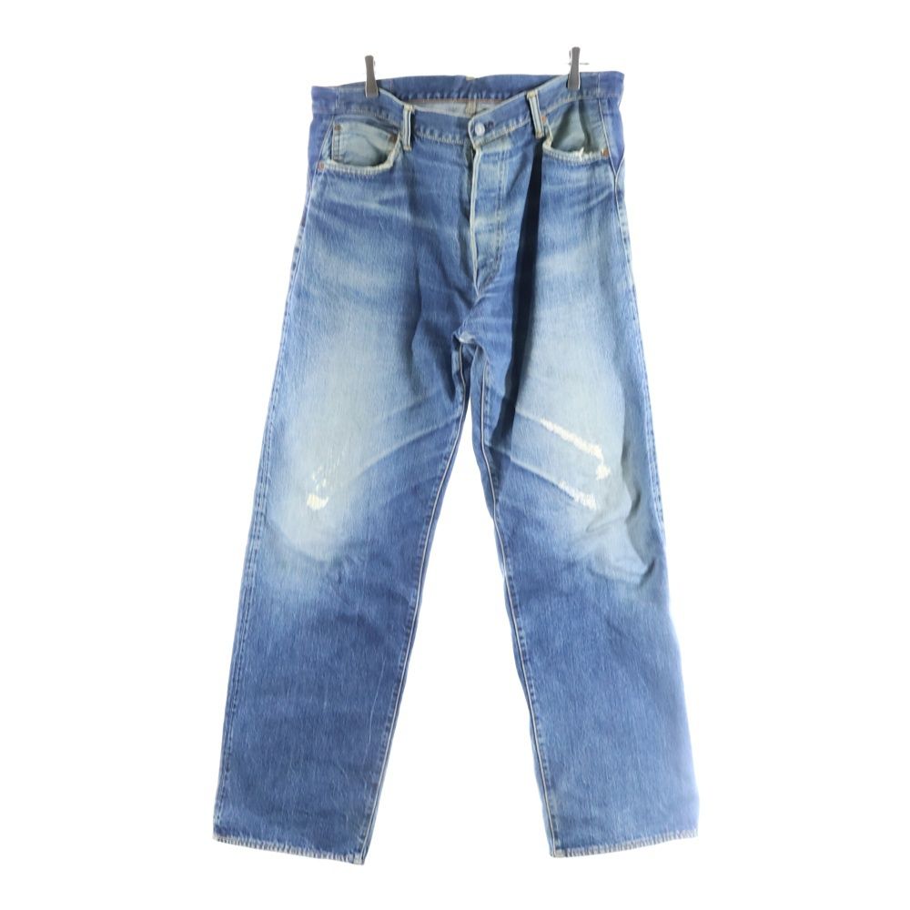 EVISU (エビス) 白カモメ 家紋 プリント デニムパンツ インディゴ