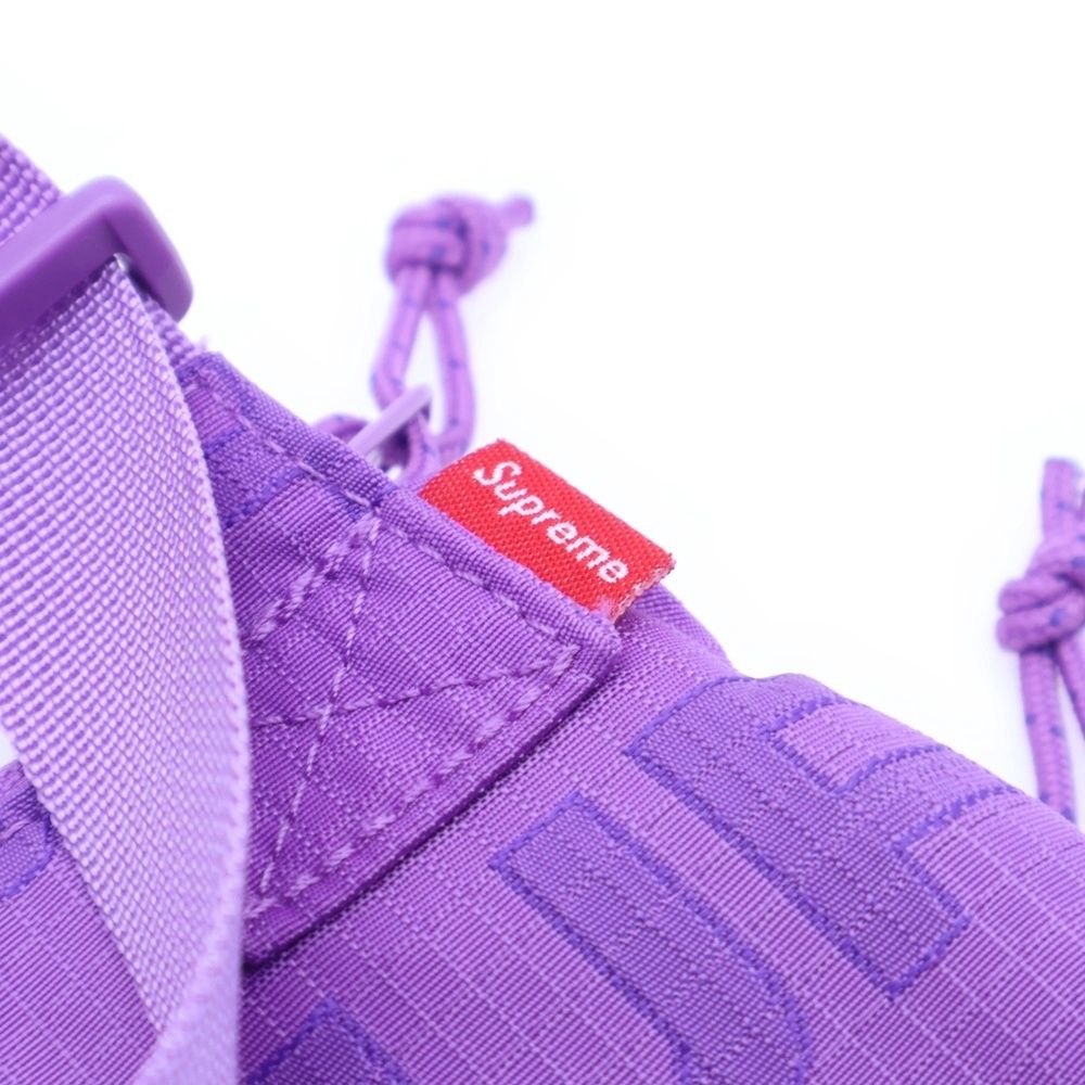 美品 Supreme パープル ショルダーバッグ SUPREME (シュプリーム) 21AW Side Bag ボックスロゴ サコッシュ
