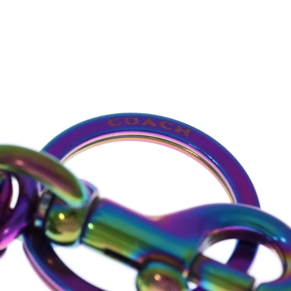 COACH (コーチ) ユニコーンチャームキーホルダー レインボー - メルカリ