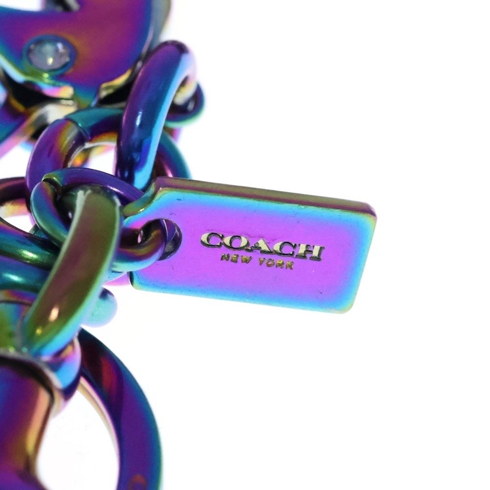 COACH (コーチ) ユニコーンチャームキーホルダー レインボー - メルカリ