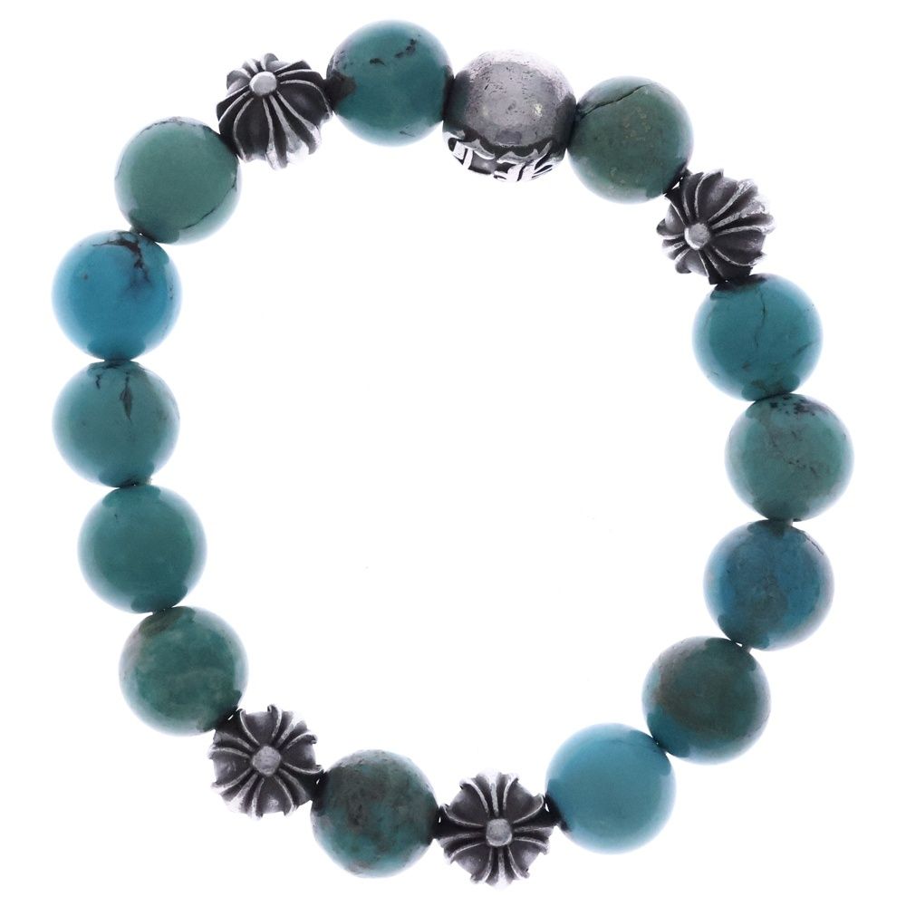 CHROME HEARTS (クロムハーツ) 12mm BEAD ターコイズビーズ クロス