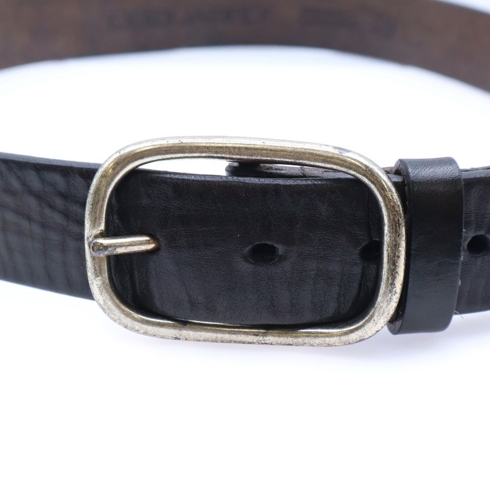 DSQUARED2 (ディースクエアード) シルバーバックル レザーベルト