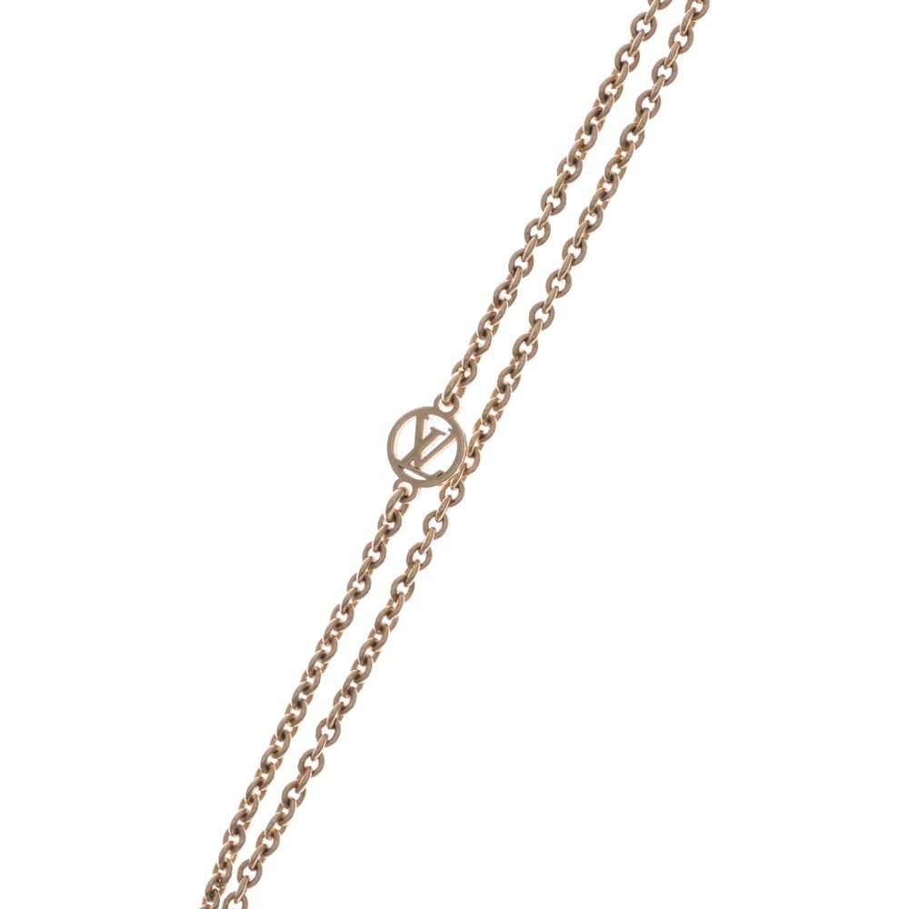  LOUIS VUITTON ルイヴィトン エシェンシャルV ネックレスペンダント チェーン ゴールド M 00857 その他 ヘアアクセサリー