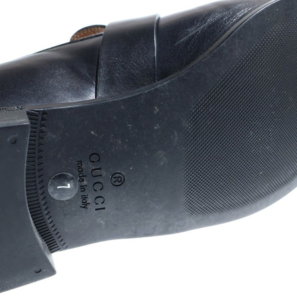 GUCCI (グッチ) Leather GG Loafers GGロゴ インターロッキング