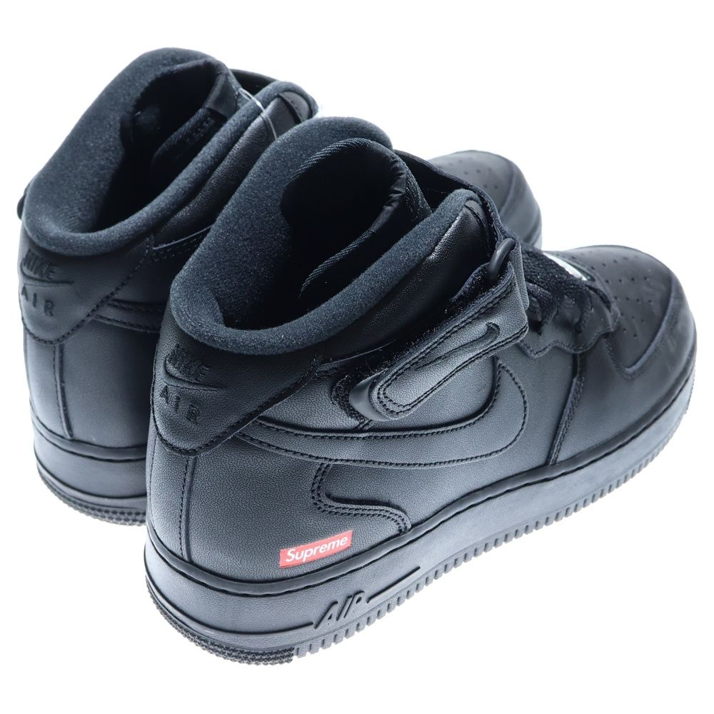 NIKE (ナイキ) ×SUPREME AIR FORCE 1 MID BLACK シュプリーム エア 