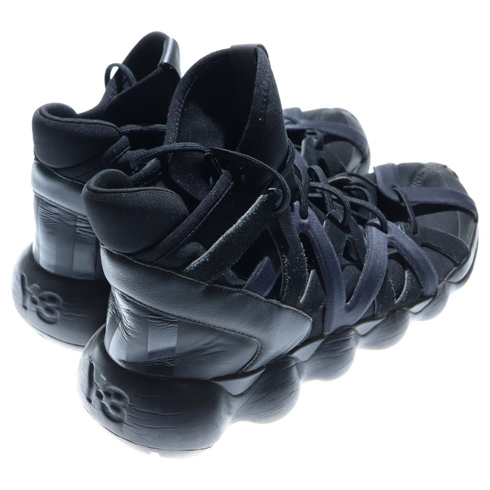 Y-3 kyujo high スニーカー　ブラック　25cm 中古 adidas Y-3 KYUJO HIGH スニーカー ブラック - メルカリ