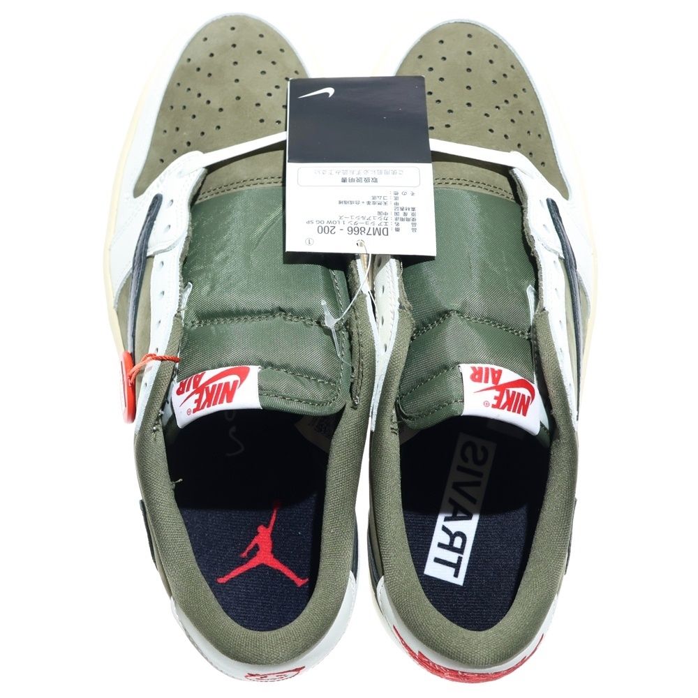 NIKE (ナイキ) ×TRAVIS SCOTT AIR JORDAN 1 LOW OG SP Reverse Olive