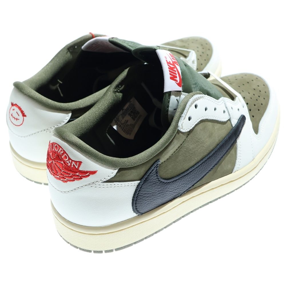 @プロフ必見1 lowTravis Scott リバースオリーブ 27.5 Air Jordan 1 Low x Travis Scott 'Reverse Olive' (DM7866-200