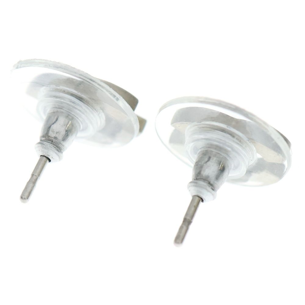 CHANEL (シャネル) ココマーク ラインストーン ピアス シルバー A13 A