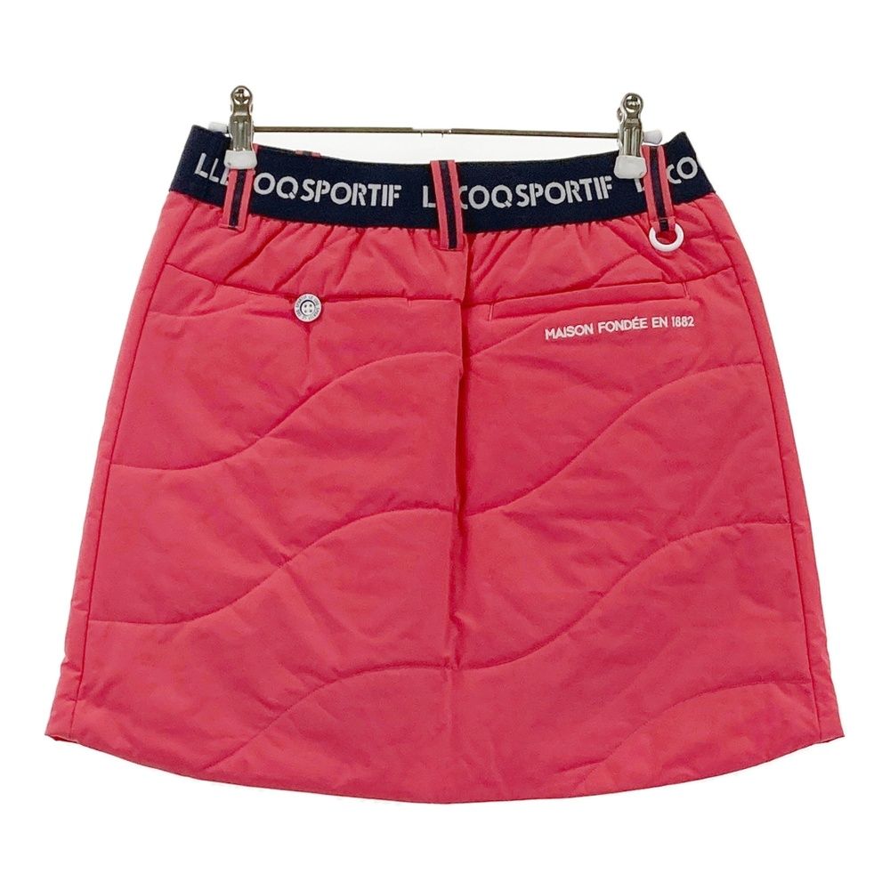 中綿入り スカート ルコック lecoq サイズ：L LE COQ GOLF ルコックゴルフ 中綿スカート ピンク系
