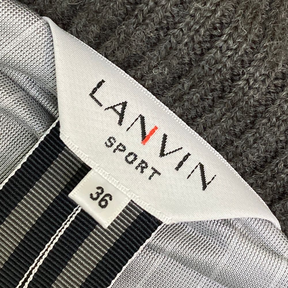 サイズ：36 LANVIN SPORT ランバン スポール 蓄熱 中綿切替 フルジップ