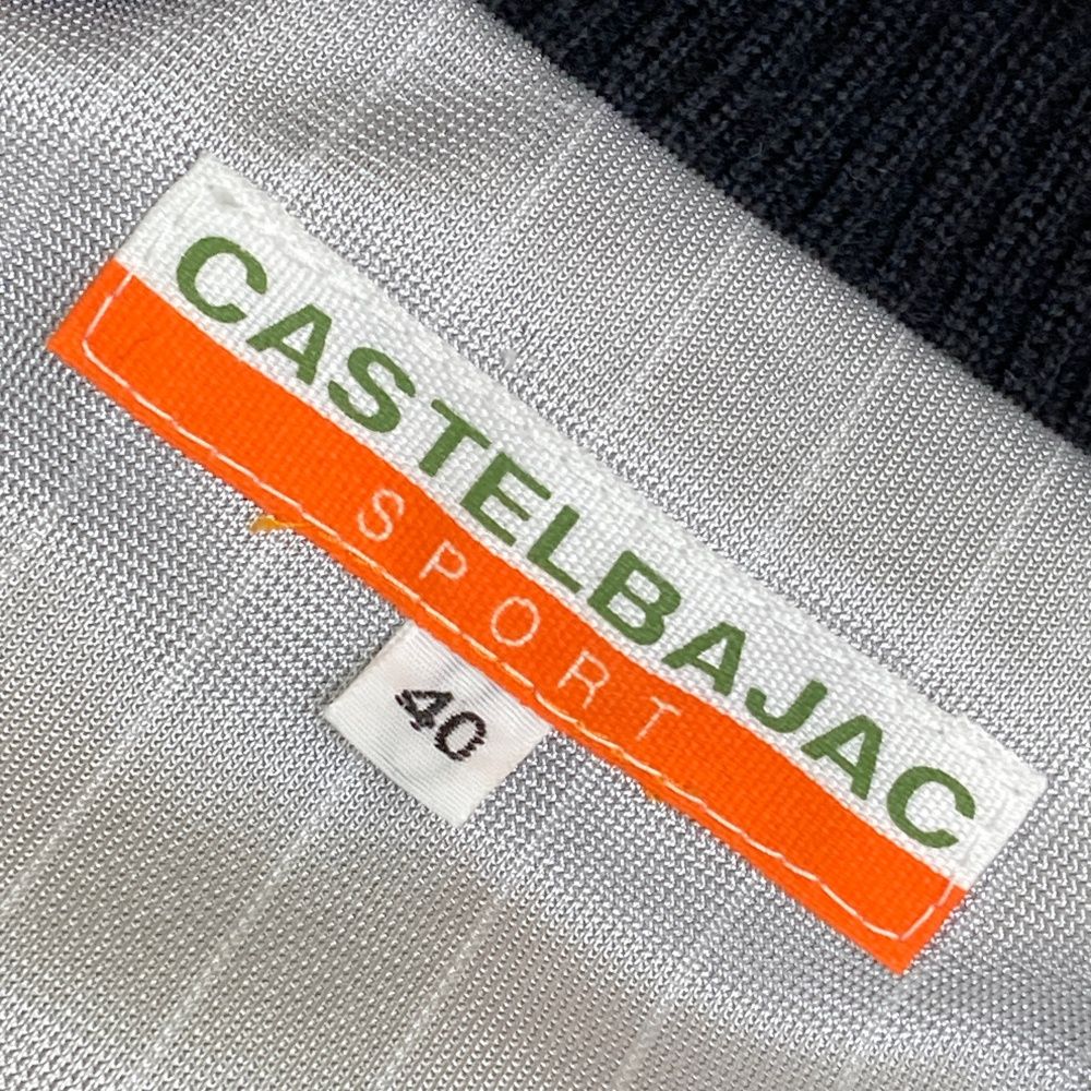 サイズ：40 CASTELBAJAC カステルバジャック 蓄熱 中綿切替 ニット