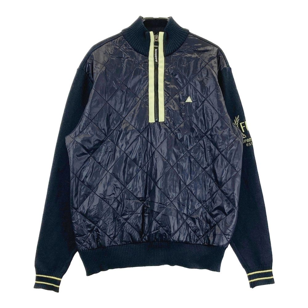 サイズ：M LE COQ GOLF ルコックゴルフ ハーフジップ 中綿切替