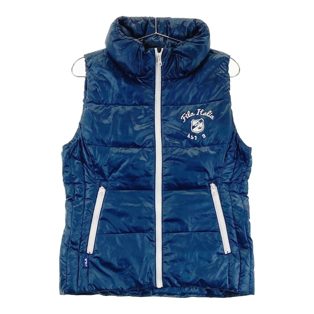 フィラゴルフ◇ジップアップ ダウン コレクション ベスト◇ブルー L